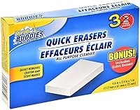Vista 1 de Quick Erasers - Esponjas de limpieza mágicas multiusos, paquete de 3 – Elimina las marcas de crayón y rasguños