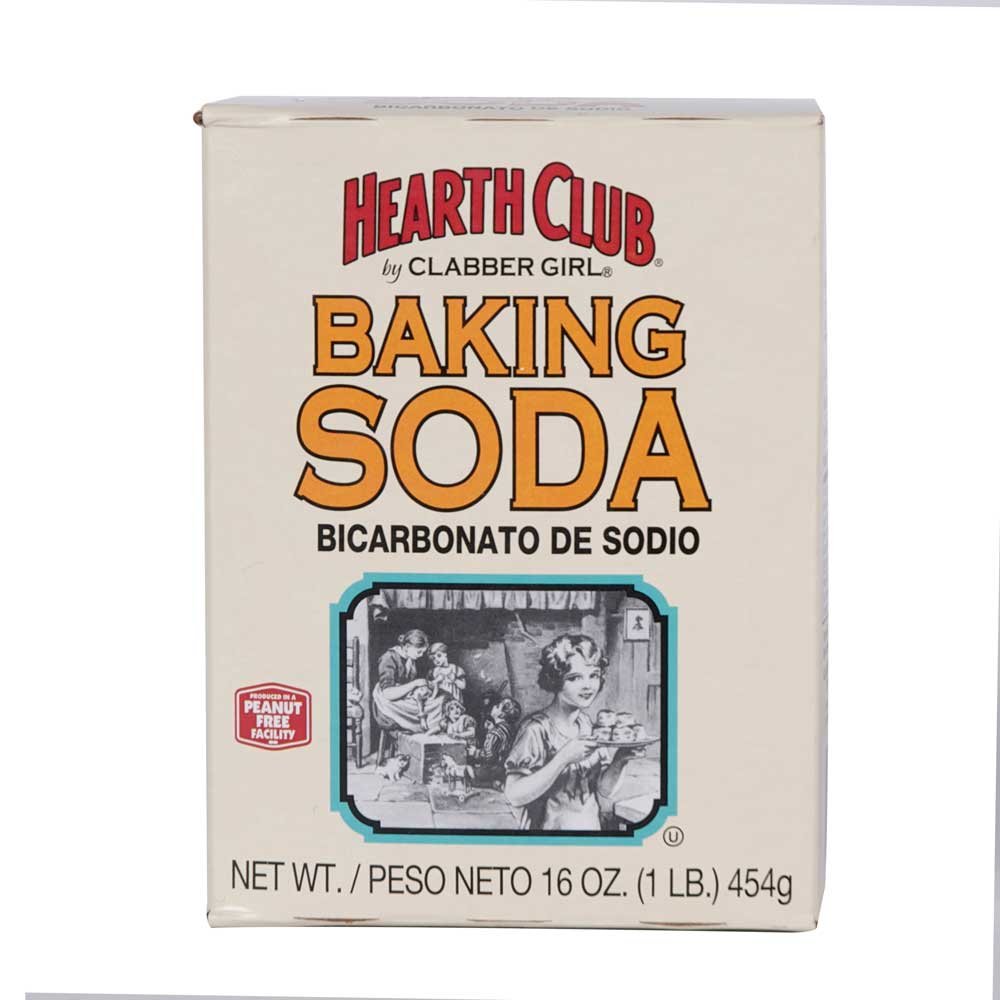Hearth Club Baking Soda by Clabber Girl – 1 Pound, Pack of 24