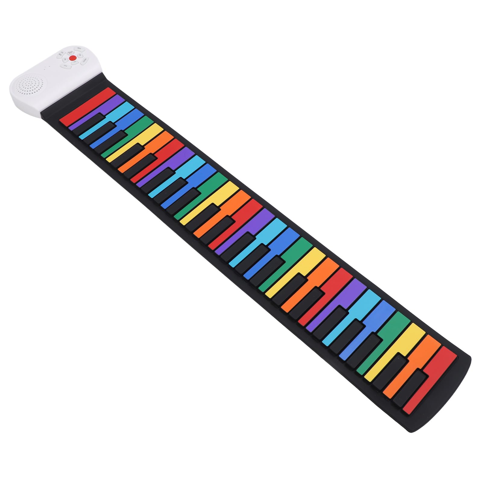 Tastiera per Arrotolabile, Elettronico Portatile Ricaricabile a 49 Tasti, Tastiera per Pieghevole con Cavo di Ricarica USB per Principianti, Bambini, Viaggi a Casa (#2)