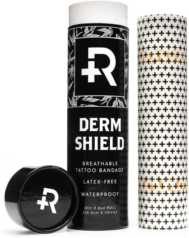 Película transparente fosca para cuidados pós-tatuagem Recovery Aftercare, sem látex, flexível e impermeável, 25,4 cm x 7,32 m