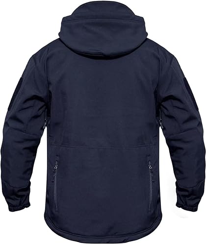 Miniatura 8 de MAGCOMSEN - Chaqueta táctica con capucha para hombre impermeable suave abrigo de invierno