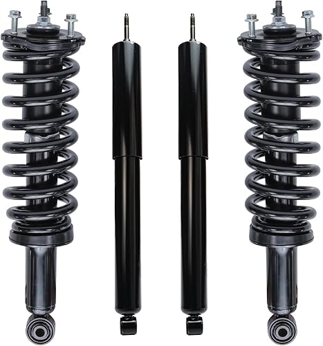 Miniatura 44 de Detroit Axle - Amortiguadores para Chevy Trailblazer EXT SSR GMC Envoy XL XUV Buick Rainier Saab 9-7x Isuzu Ascender 2 puntales delanteros con