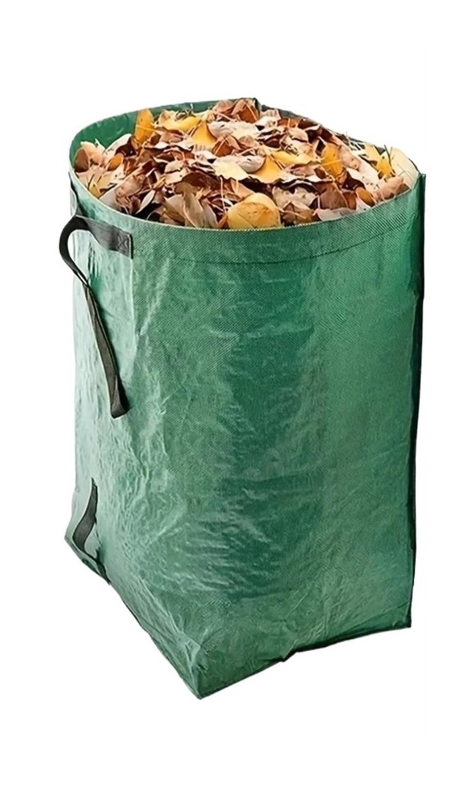 Sacos de Jardin Bolsa Jardin Contenedor de jardinería, Bolsa de Mano de Gran Capacidad para Hojas de jardín, Bolsa de Basura de Hojas Verdes, Bolsa de Almacenamiento de Juguetes