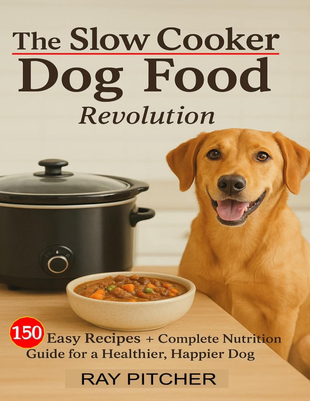 The Slow Cooker Dog Food Revolution: 150 Easy Recipes + Complete Nutrition Guide for a Healthier, Happier Dog
