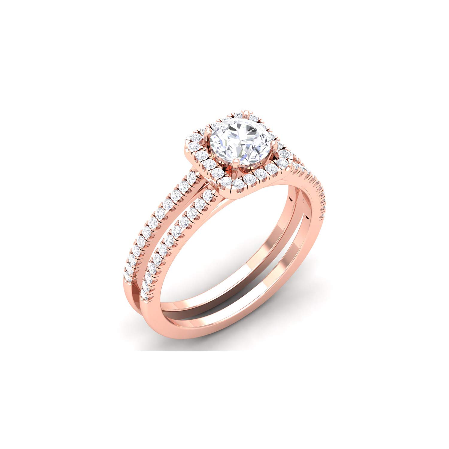 14k (585) Rose Gold Ring for Women-image-47