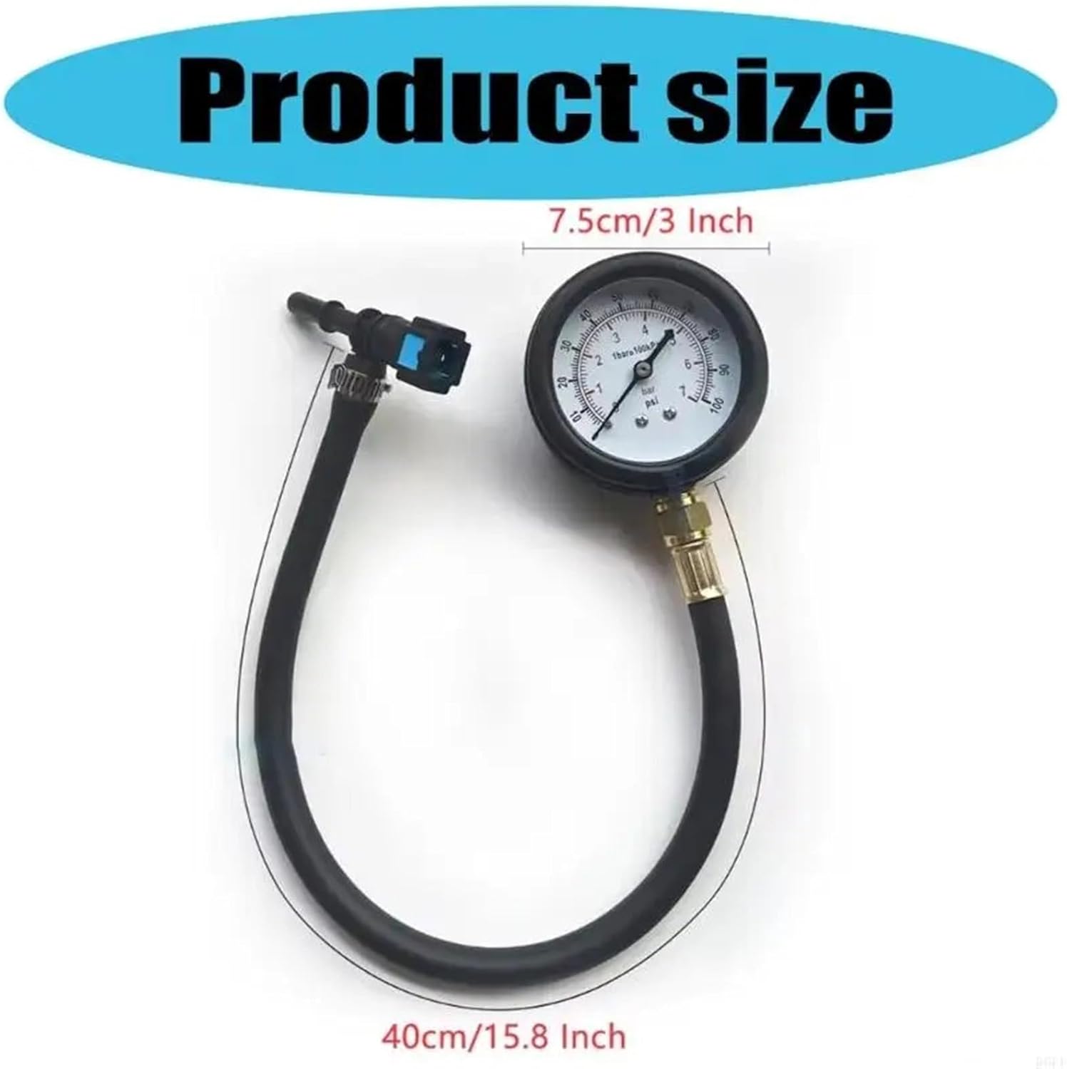 Automotive Pressure Monitoring Test Suitable for Accurate Gas Diagnostics & Motorcycle Oil Gauge