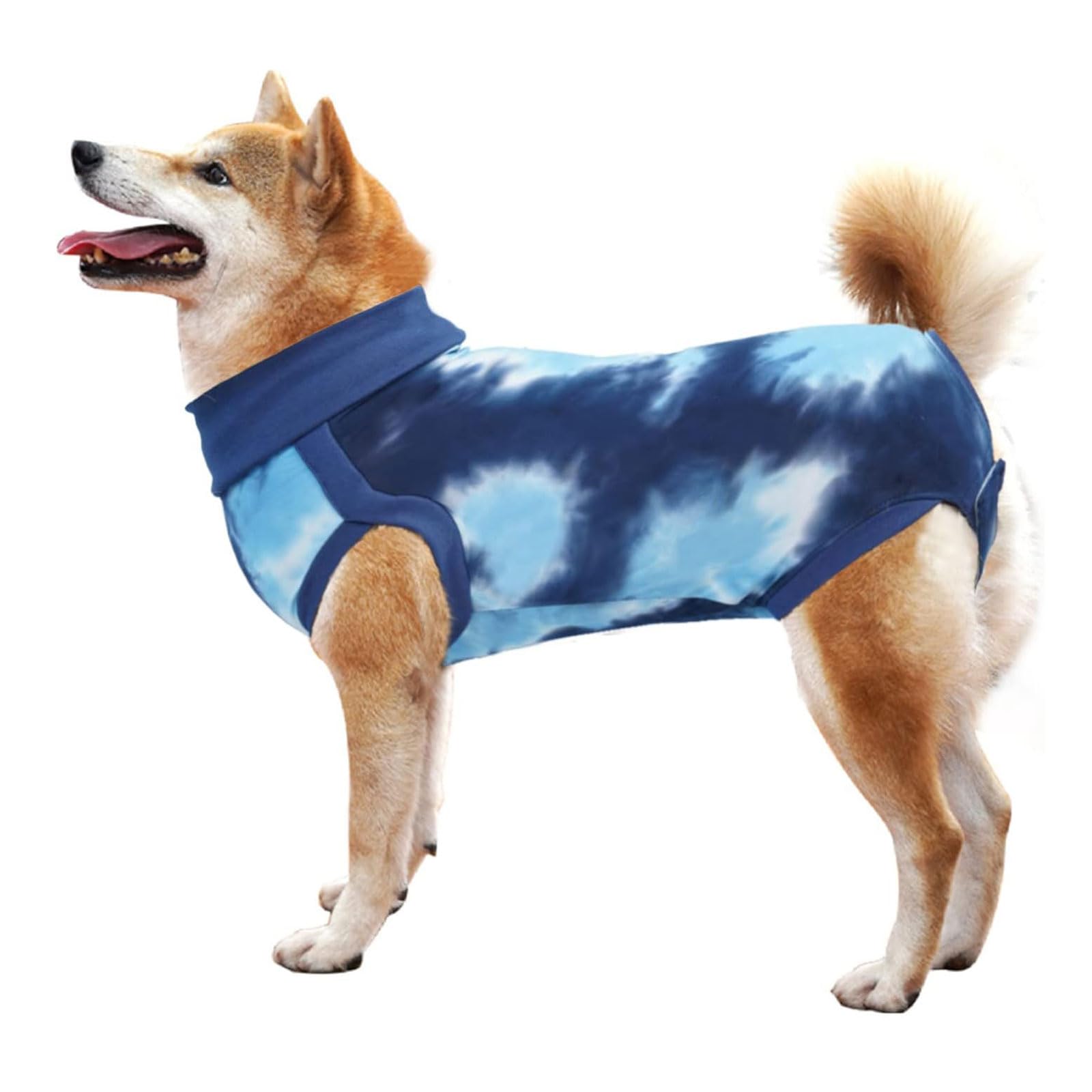 Traje de perro Genesungsanzug für Hunde nach Operationen, Hundekleidung, E-Halsband, Kegel-Alternative, Anti-Lecken-Haustier-Body, Hundekleidung für weibliche männliche Hunde, Katzen, Spay-Anzug