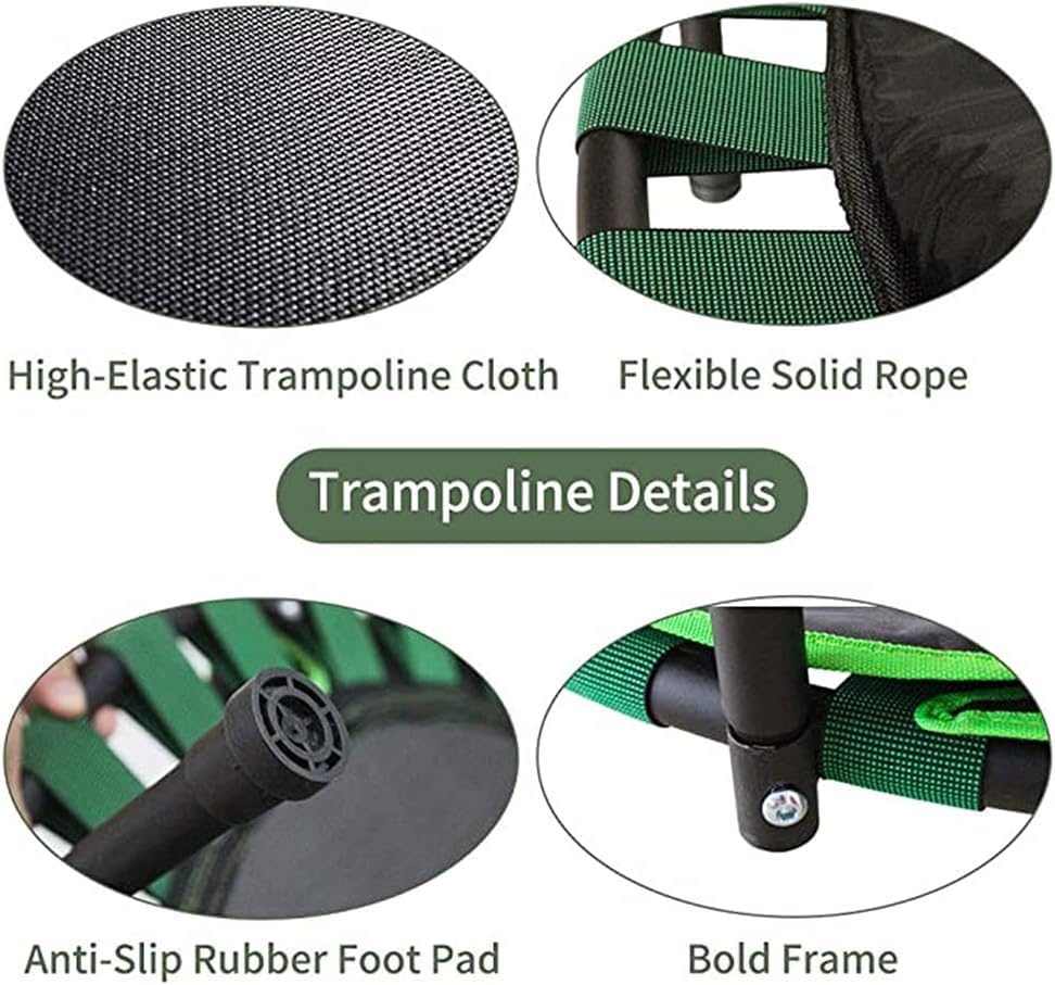Trampoliny i akcesoria 36-calowa trampolina wewnętrzna z uchwytem, ​​składana mini trampolina dla dzieci