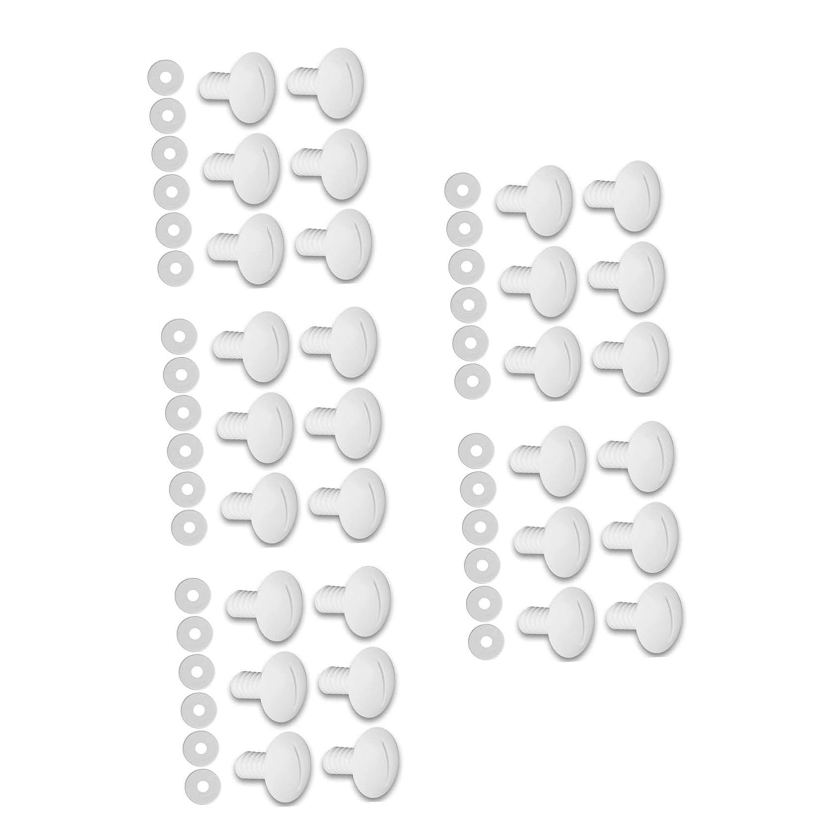 Toddmomy 5 Juegos De 280 Tornillos De Cubo para De Piscina Red para Hojas De Piscina Kit De Arandela De Rueda De Repuesto Estantes Limpiador De Fregadero Ganchos para