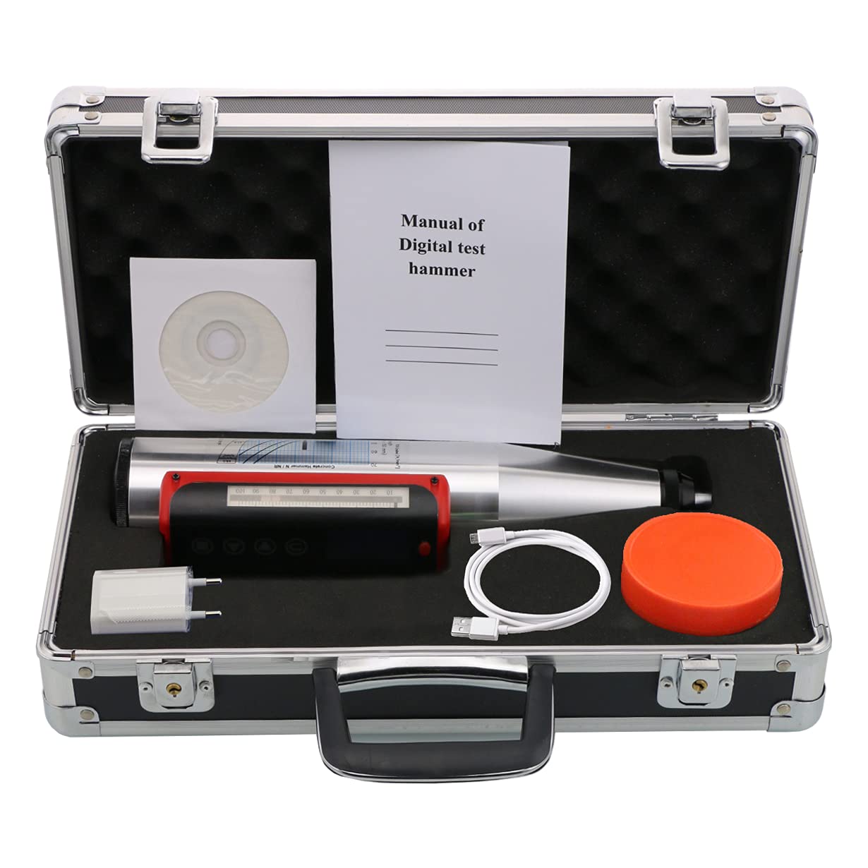 Buy HFBTE Digital Concrete Rebound Test Hammer Concrete Compressive ...