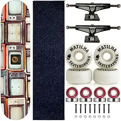 Skate Completo Montado Shape Matilha Skate Television 8.0