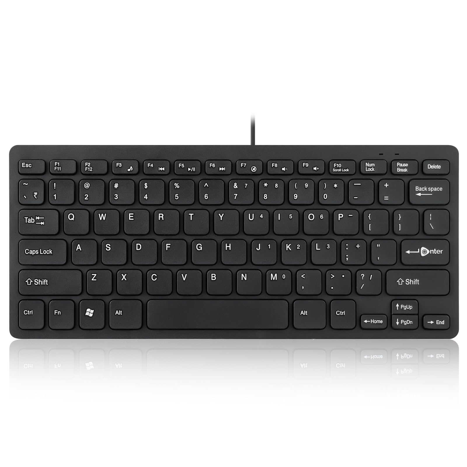 Enter Typistmini Multimedia USB Keyboard 78 Keys, Tactile Responsive Typing, PC/Mac/Laptop, Windows/Linux/iOS/Android - Black (B0BPBNTN6T) Amazon Price History, Amazon Price Tracker