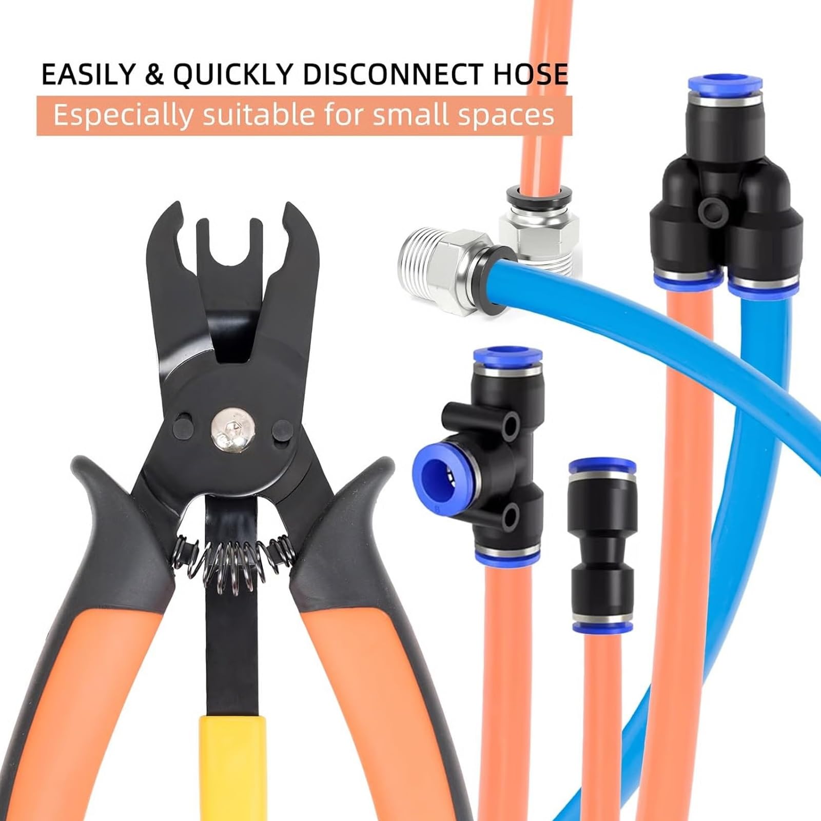 Herramienta Para Extraer Conectores De Mangueras De Aire, Herramienta Para Desconectar Racores De Conexión Rápida De Líneas De Aire, Racores De Conexión Rápida Para Mangueras Neumáticas(3PCS)