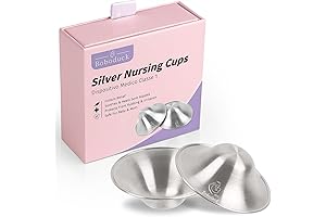 Boboduck Nipple Breastfeeding Relief: Pure Silver Nursing Cups