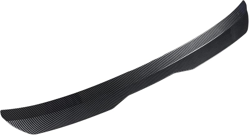 Yctze Univerzális hátsó szélvédő tető spoiler szélterelő perem Carbon Fiber stílusú autó külső kiegészítő