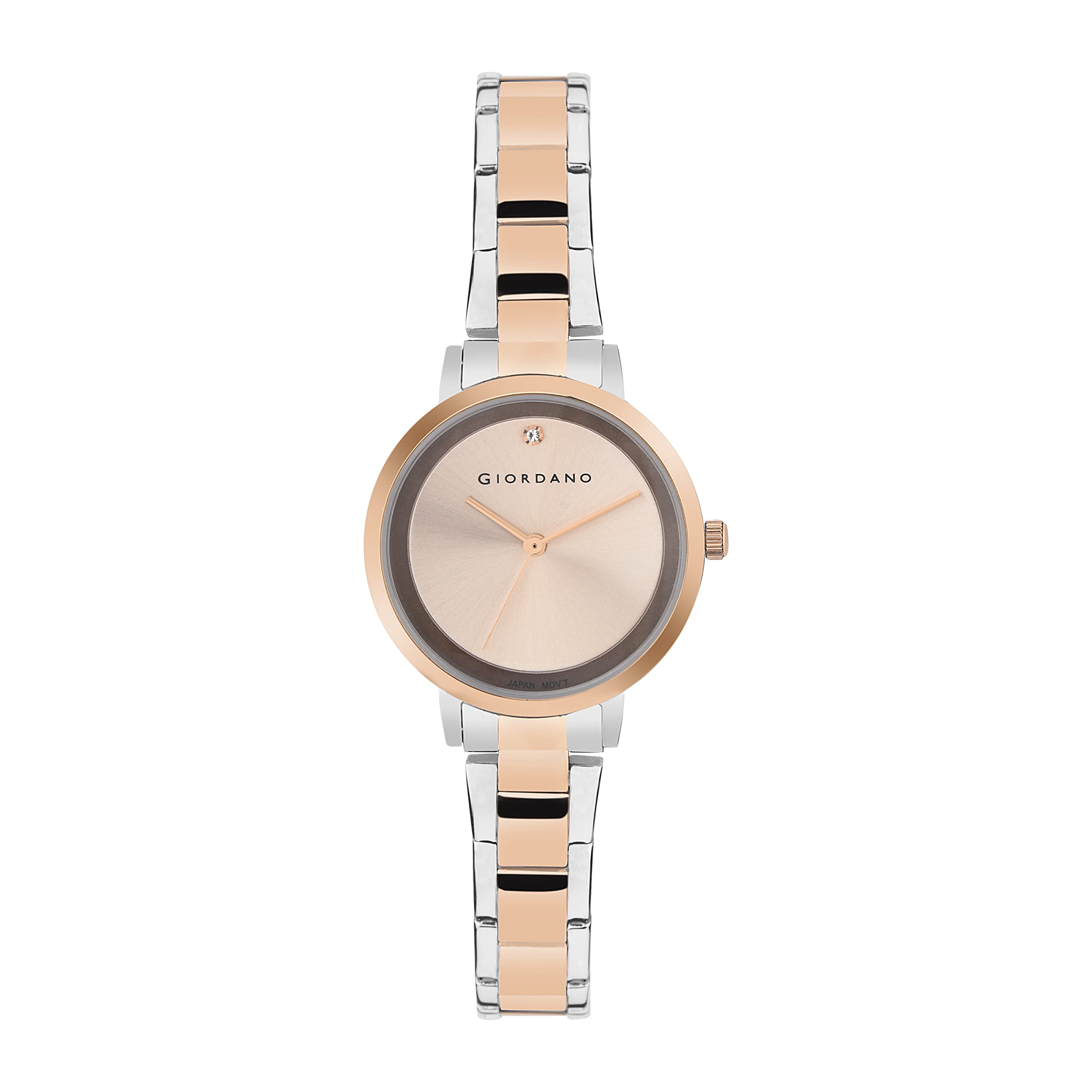 Giordano Womens Rose Gold Dial Analogue Watch - GD-2027-33 (B0849SM8GZ) Amazon Price History, Amazon Price Tracker