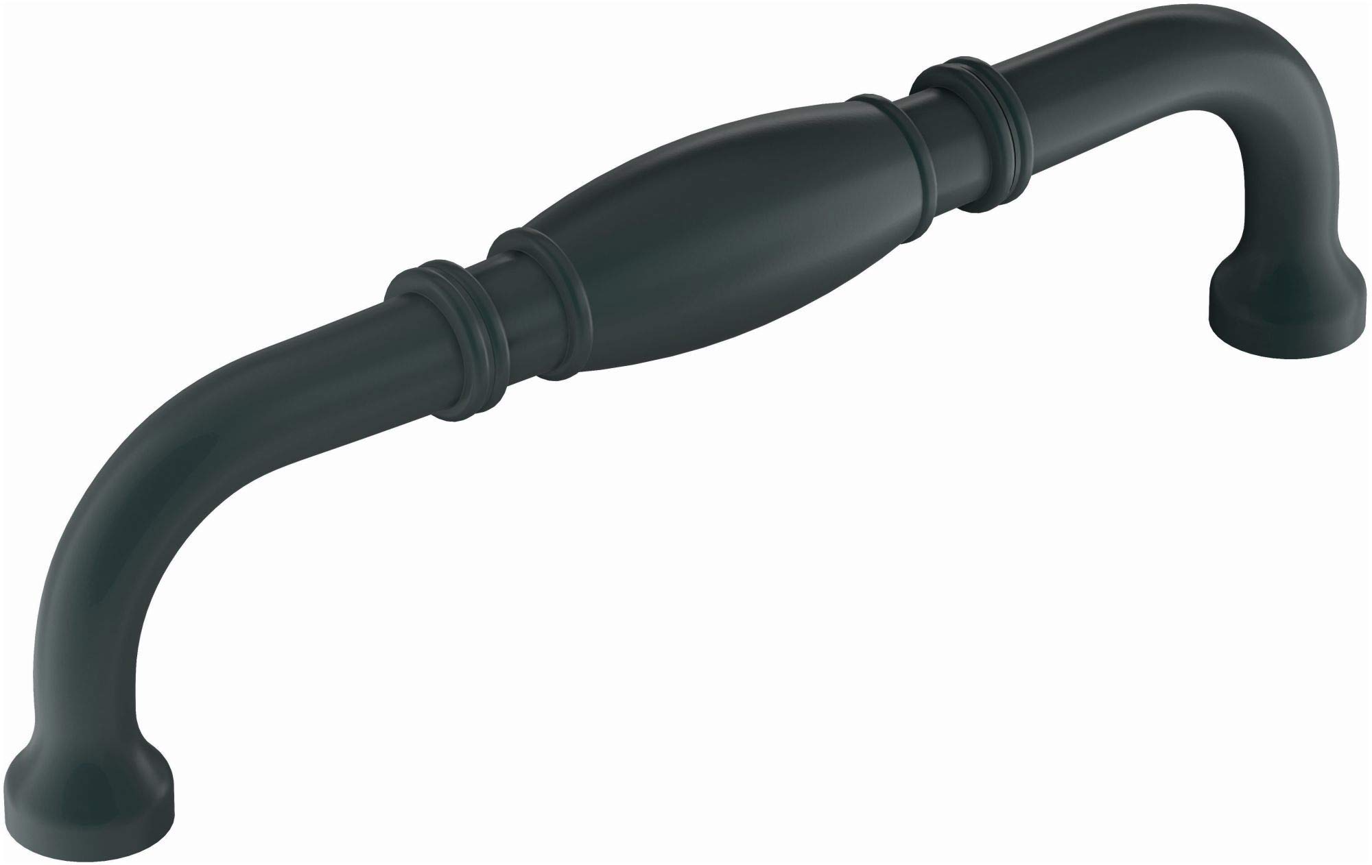 Amerock, Matte Black, 5-1/16 inch (128mm) Center-to-Center