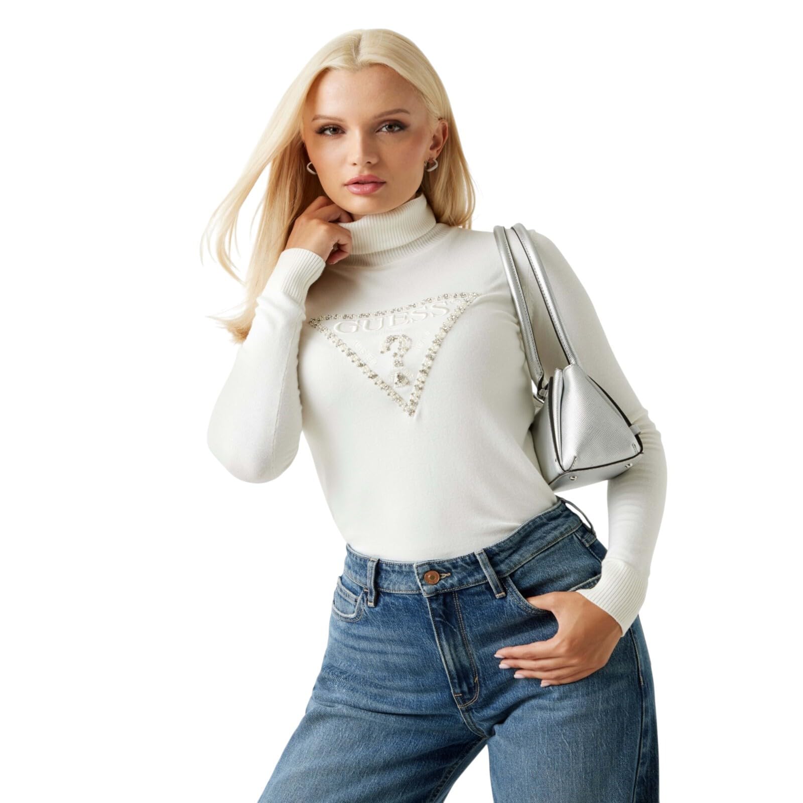 Guess Jeans Maglia Donna Bianco-image