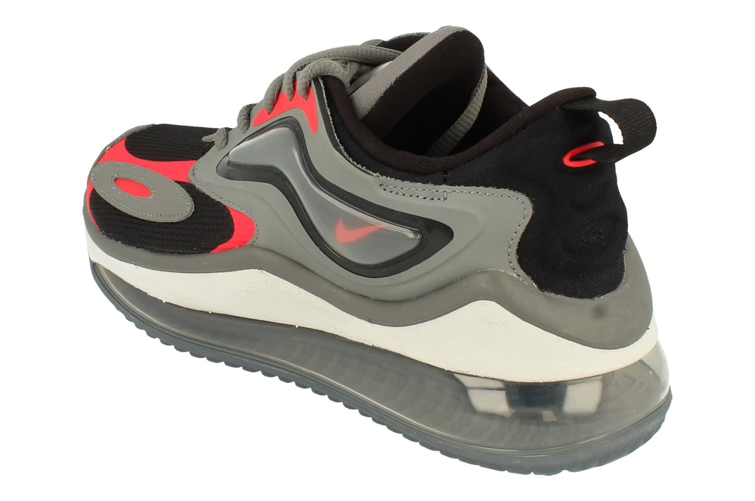 Nike Air Max Zephyr GS Running Trainers CN8511 Sneakers Shoes (UK 5 US 5.5Y EU 38, Smoke Grey Siren red Black 003)