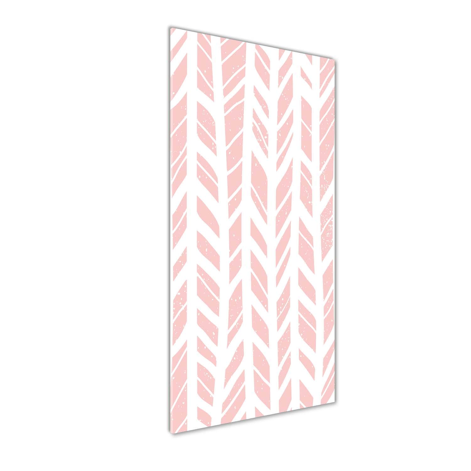 Impression sur verre acrylique haut de gamme Tulup motif chevrons