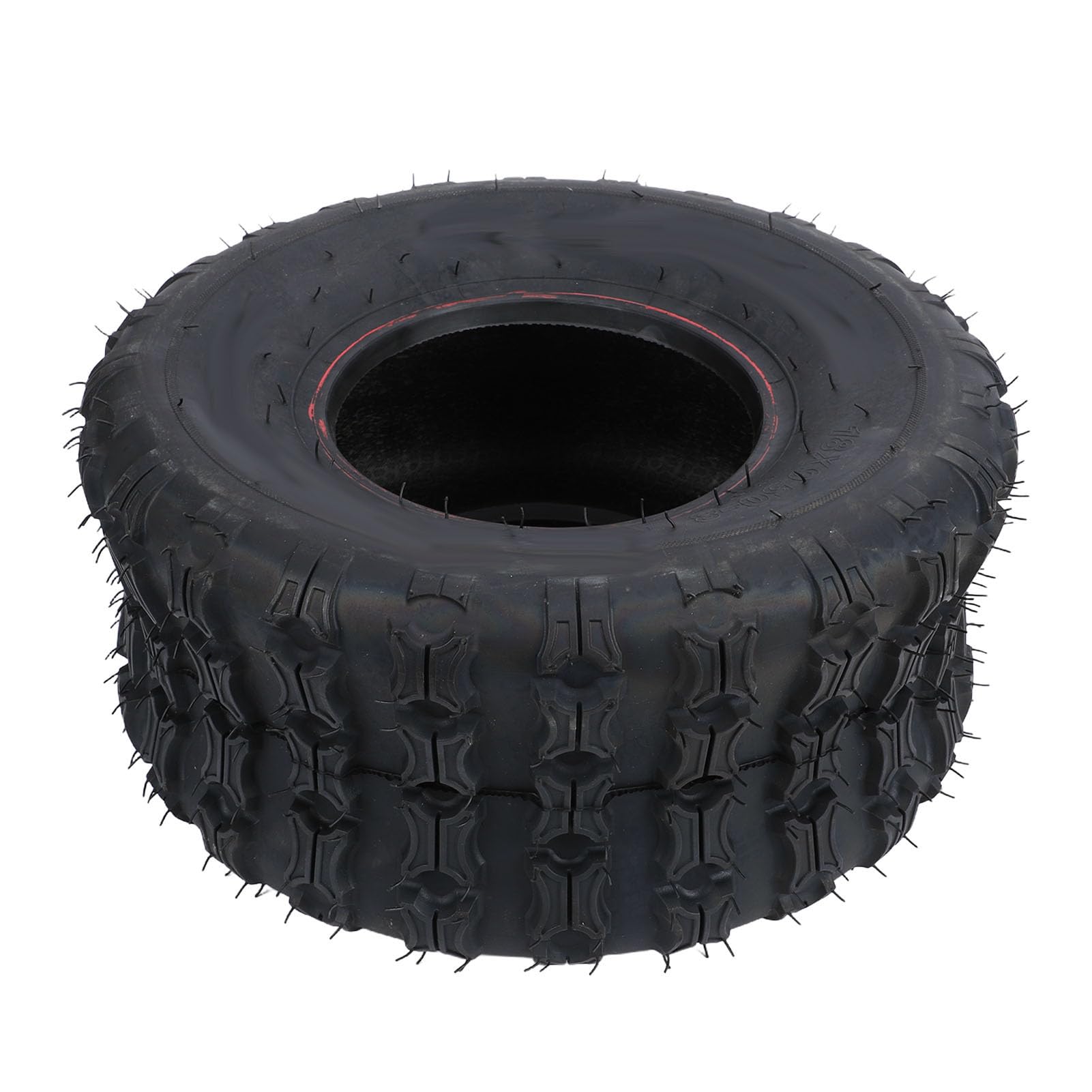 Yctze Neumático Go Kart de 8 Pulgadas, Neumático de Carro a Prueba de Pinchazos para ATV UTV, Mejora la Estabilidad y el Manejo en Varios Terrenos, Rueda de Cortacésped de Fácil