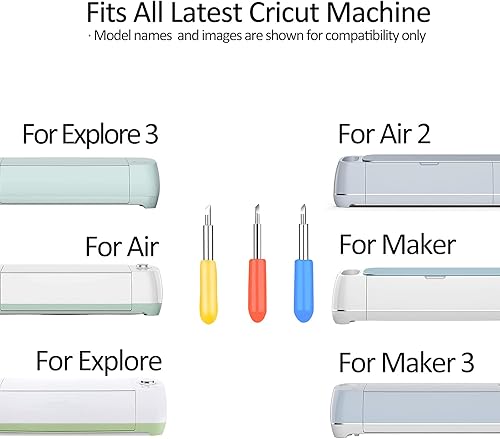 Miniatura 2 de Cuchillas para Cricut Explore Air 2  40 unidades de cuchillas de repuesto para máquina de corte Cricut Explore Air 2 (20 x 45 grados, 10 x 30