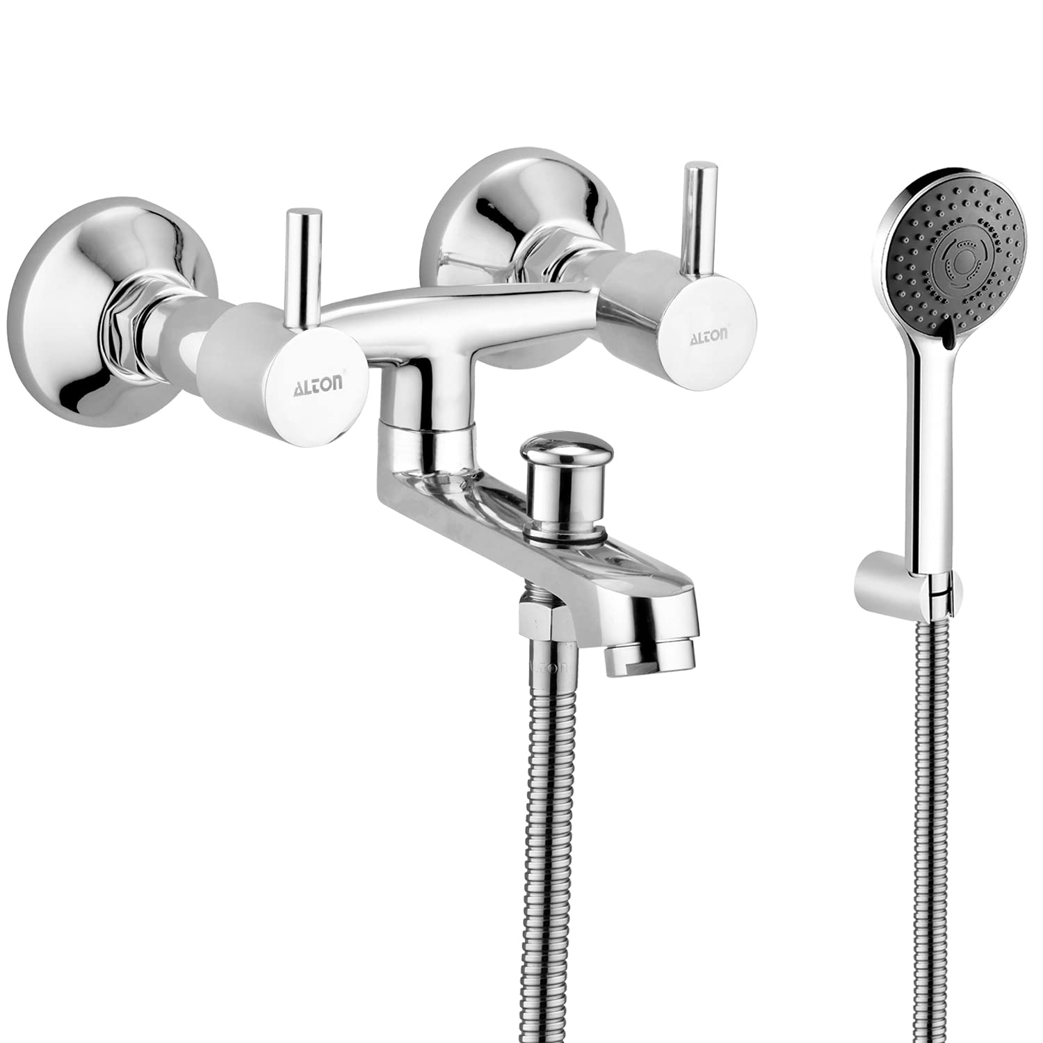 ALTON GRCL3935 Brass, Wall Mixer With 3-Function Hand Shower & 1.5 Meter Tube, Chrome Finish (B09DFV2JJF) Amazon Price History, Amazon Price Tracker