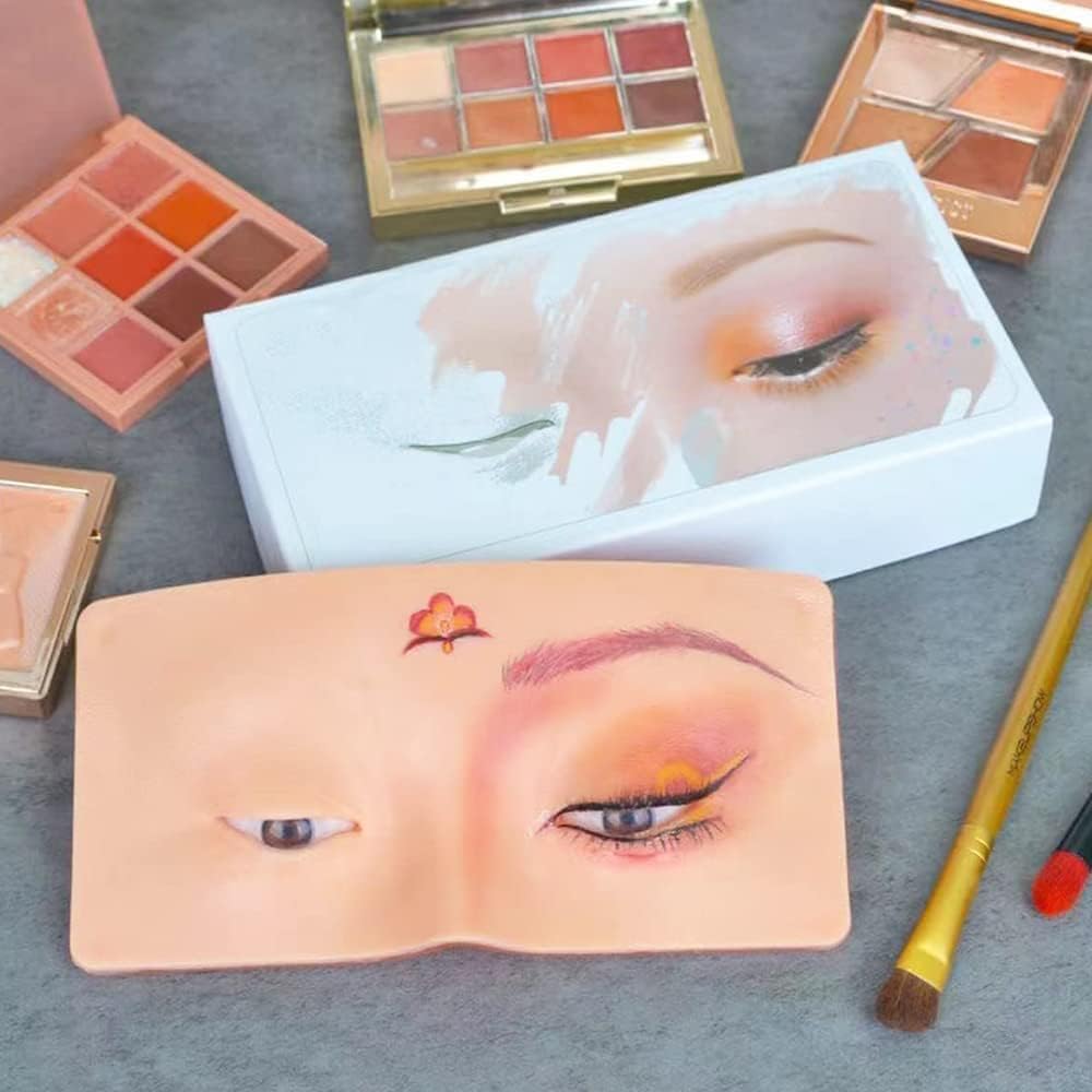 MF 4PCS Makeup Practice Face Board | Make Up Practice Face Board | Silicon Make up Face Practice Skin Board | For Beginners and Make Up Artists | Beginner Makeup Artist The Perfect Makeup 1