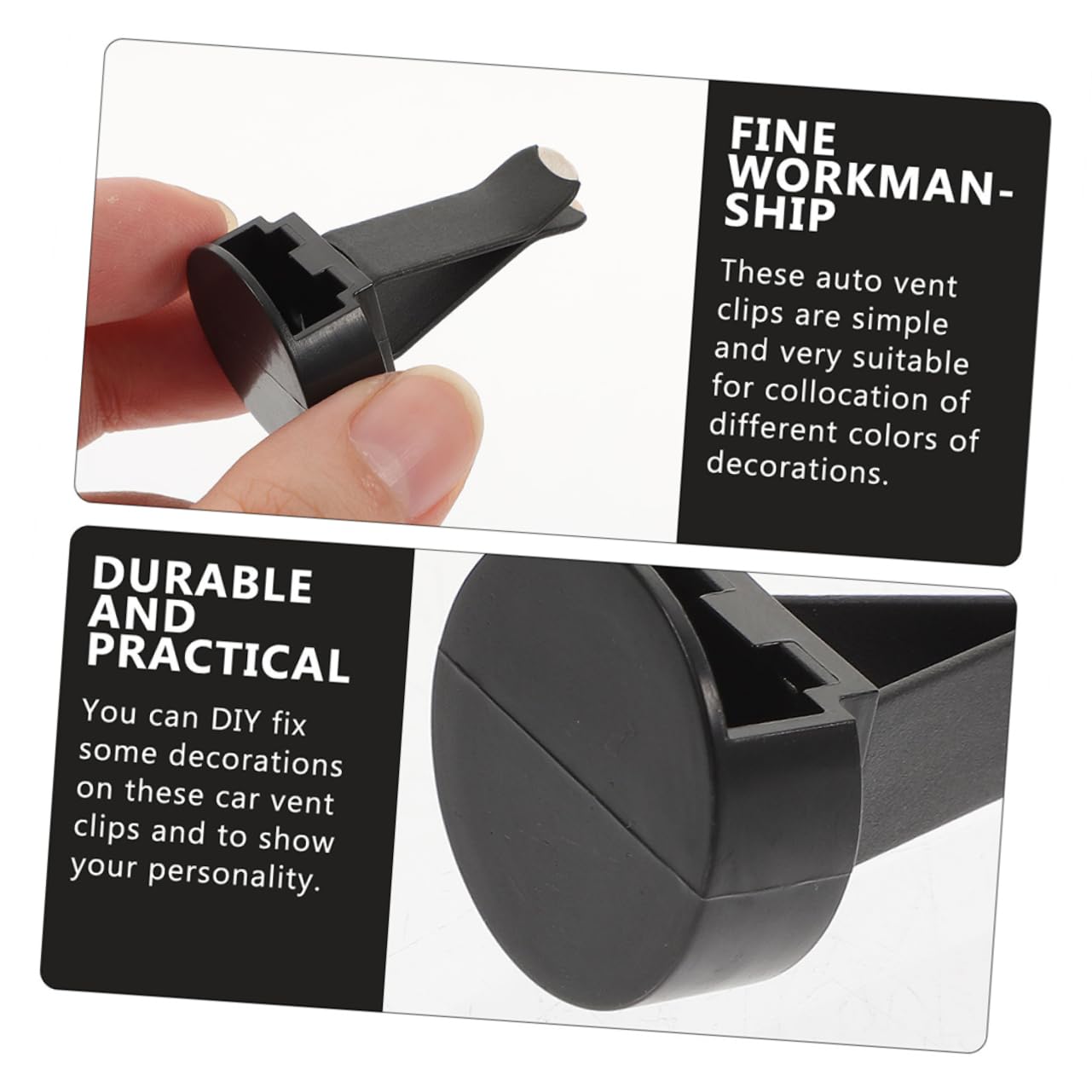Mobestech 240pezzi Clip Per Ventilazione Auto Accessori e Facili Da Installare Compatibili Con Diffusori e Profumatori Di Clip Per Aria Condizionata