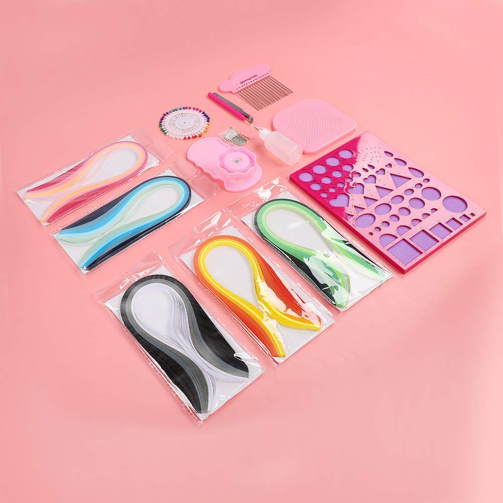 Set Completo di Strumenti per Quilling con Scheda Modello, Kit di Penne e Altro per Creare Quilling di Carta