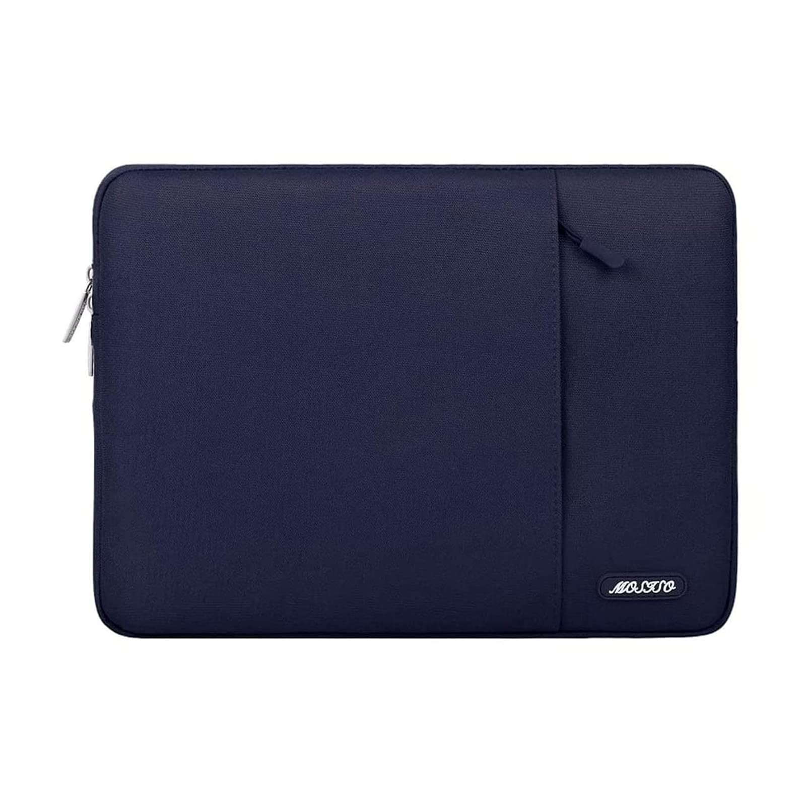 MOSISO Laptop Case 13.3 inch, 13-13.3 inch Laptop Sleeve Compatible with MacBook Air/Pro 13/Pro 14 M5 M4 M3 M2 M1, HP Dell ASUS Lenovo,Polyester Vertical Computer Sleeve Bag with Pocket, Gray — view 42