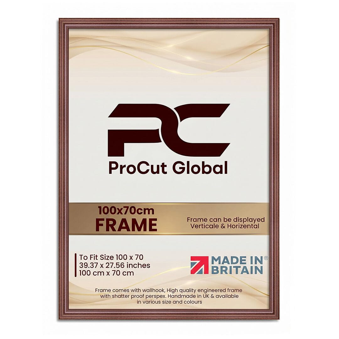Procut Global Classic Rose Wood Picture Frames For Photos - 100x70cm