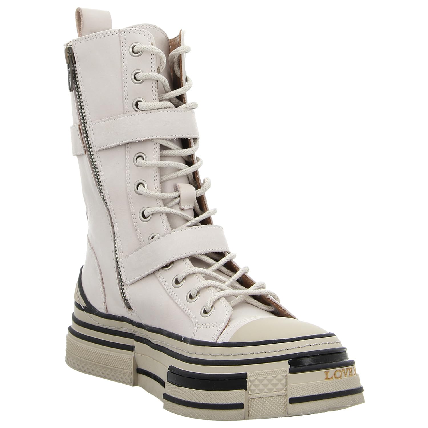 Rebecca White XY22-3 Nappa Cream Stiefeletten beige beige
