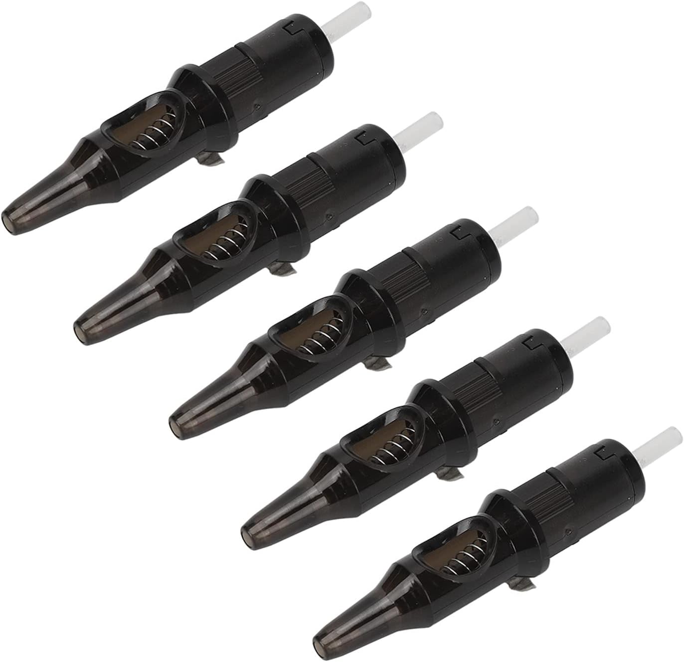 20pcs 5ml Tattoo Ballpoint Pen Cartridges Liner Shader Ink Ball Pen Cartridges,Tattoo Cartridge Needle Sketch Stippling for Practice (Black)