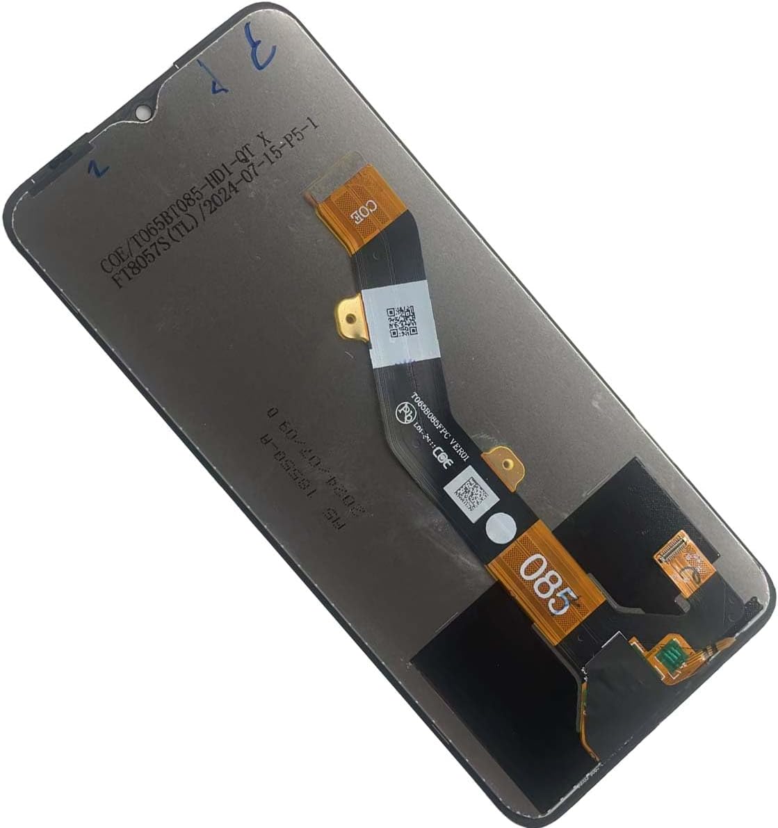 LCD Screen Display Touch Digitizer Assembly Replacement for BLU View 5 LCD Screen B160V 6.56"