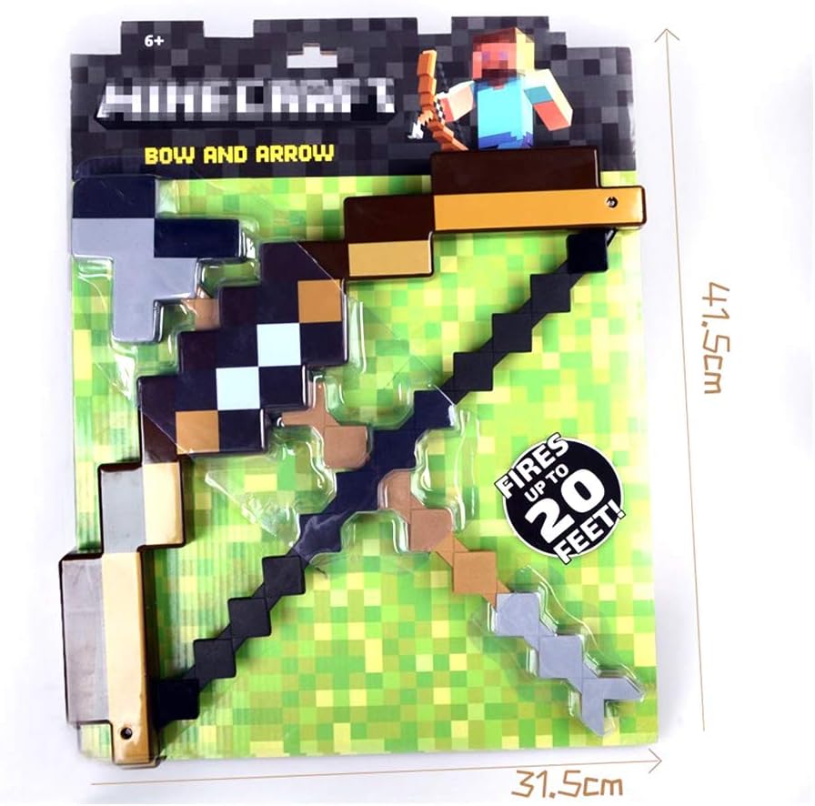 Amazon Co Jp マインクラフトminecraft弓矢bow And Arrowおもちゃゲームエンチャント弓矢子供のプレゼント ブラウン ホビー 通販