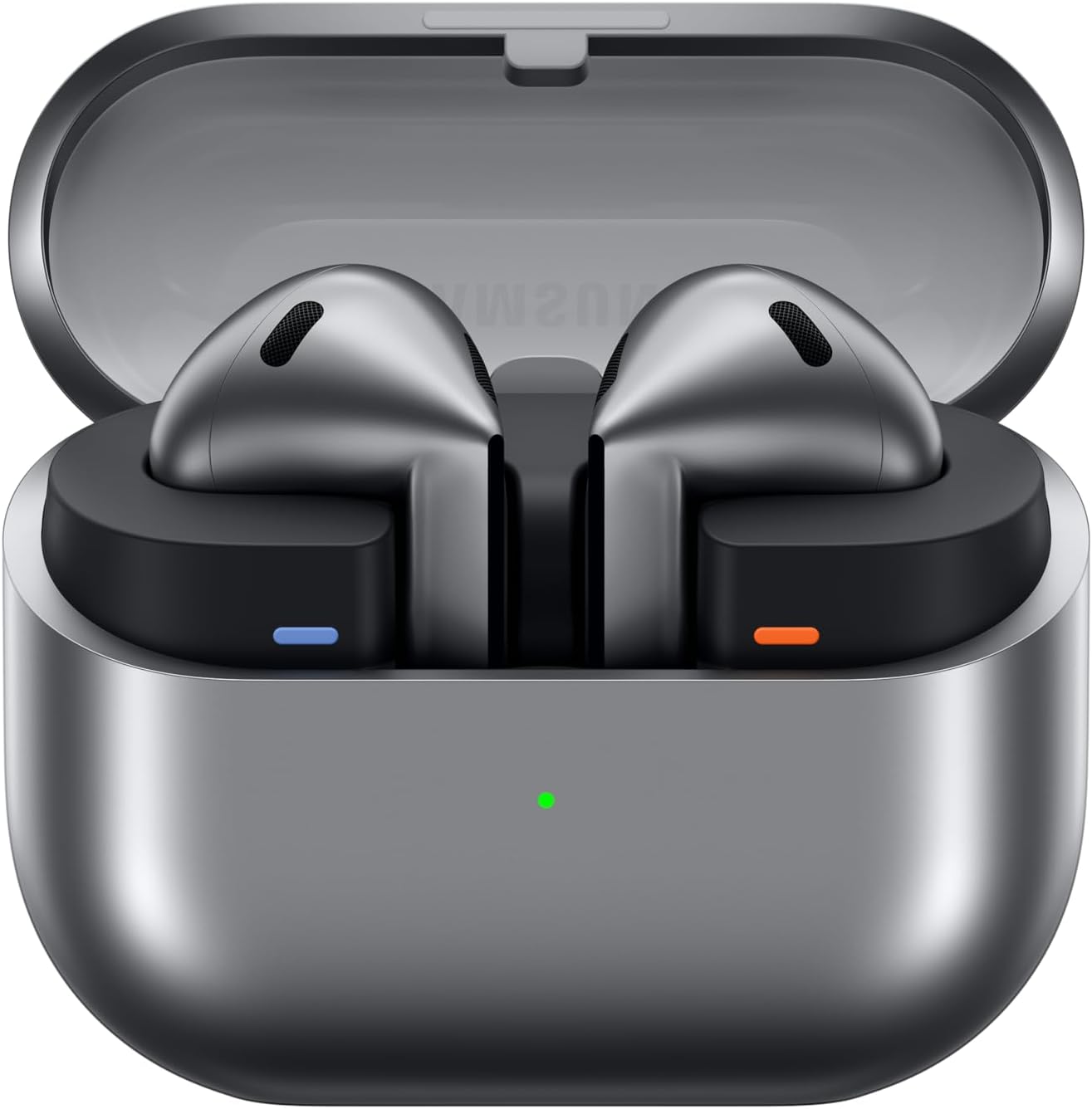 SAMSUNG Galaxy Buds 3 AI True Wireless Bluetooth Earbuds, Sound Optimization, Real-Time Interpreter, Noise Cancelling, Redesigned Fit, Touch Control, Silver [US Version, Amazon Exclusive 2Yr Warranty]