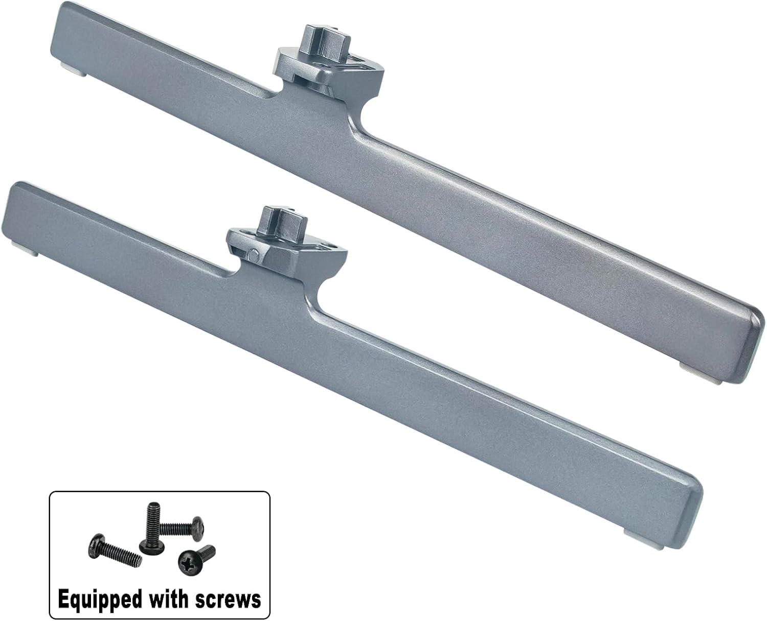 Replaced TV Base TV Stand Legs Fit for Hisense 55-Inch 65-Inch Class U6H U6 Series Quantum ULED 4K Smart TV LED Television 55U6H 65U6H with Screws