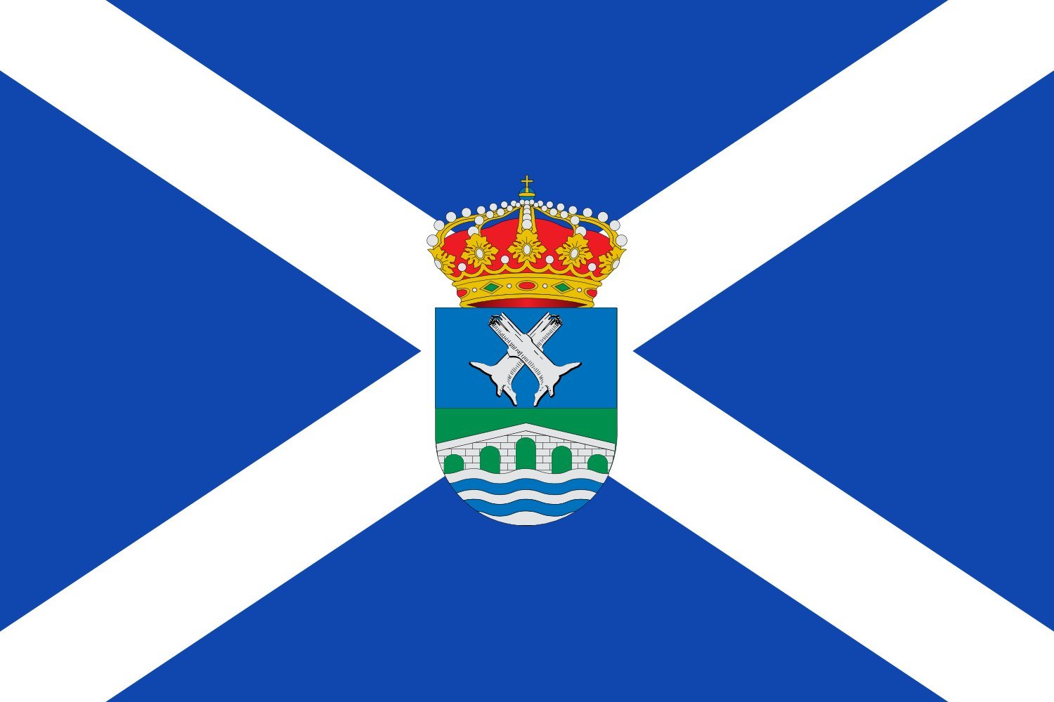 Drapeau XL Vega de Espinareda Spain pour afficher vos racines espagnoles
