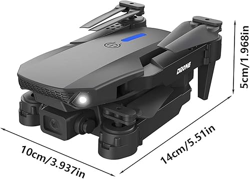 Miniatura 3 de Mini dron para niños de 8 a 12 años de edad, dron plegable con cámara dual HD de 1080p de 1080p, cuadricóptero, control de altitud, modo sin cabeza,