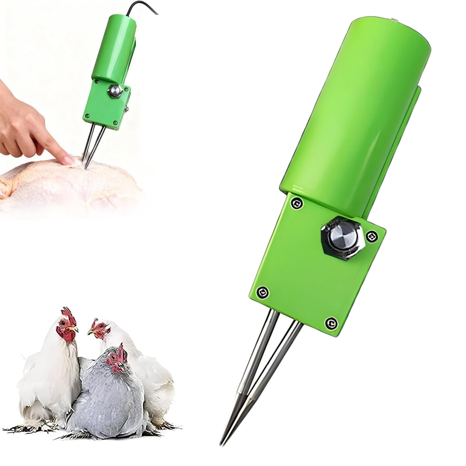 Macchina elettrica di spennatura del pollo, dispositivo di rimozione manuale della piuma del pollame, motore di rame puro 180W per la spennatura efficiente, attrezzatura durevole di spennatura