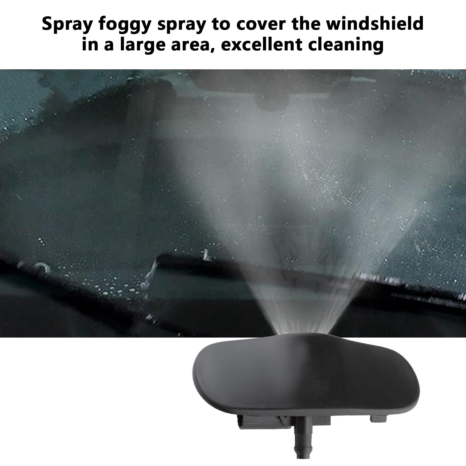 Ugello spray per lavavetri anteriore con riscaldamento, per Audi A1 A3 A4 A5 Q3 Q5 Q7 TT 2008-2017 4G8988987 4GD955987, ugelli per tergicristalli anteriore, ugello spray per parabrezza, 2 pezzi