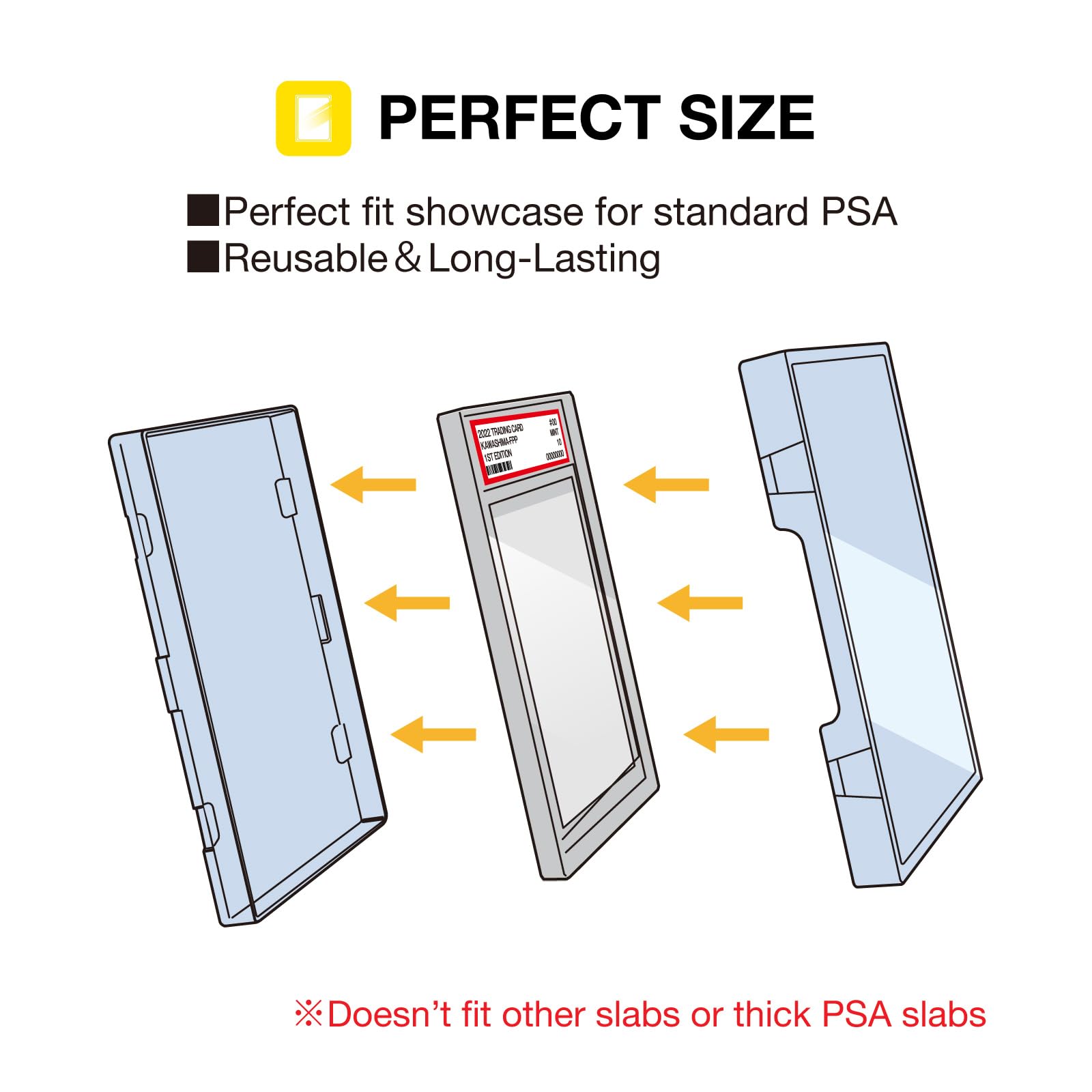 TCG FULL PROTECT PACK CASE for PSA(PSA Size) KAWASHIMA INDUSTRIES