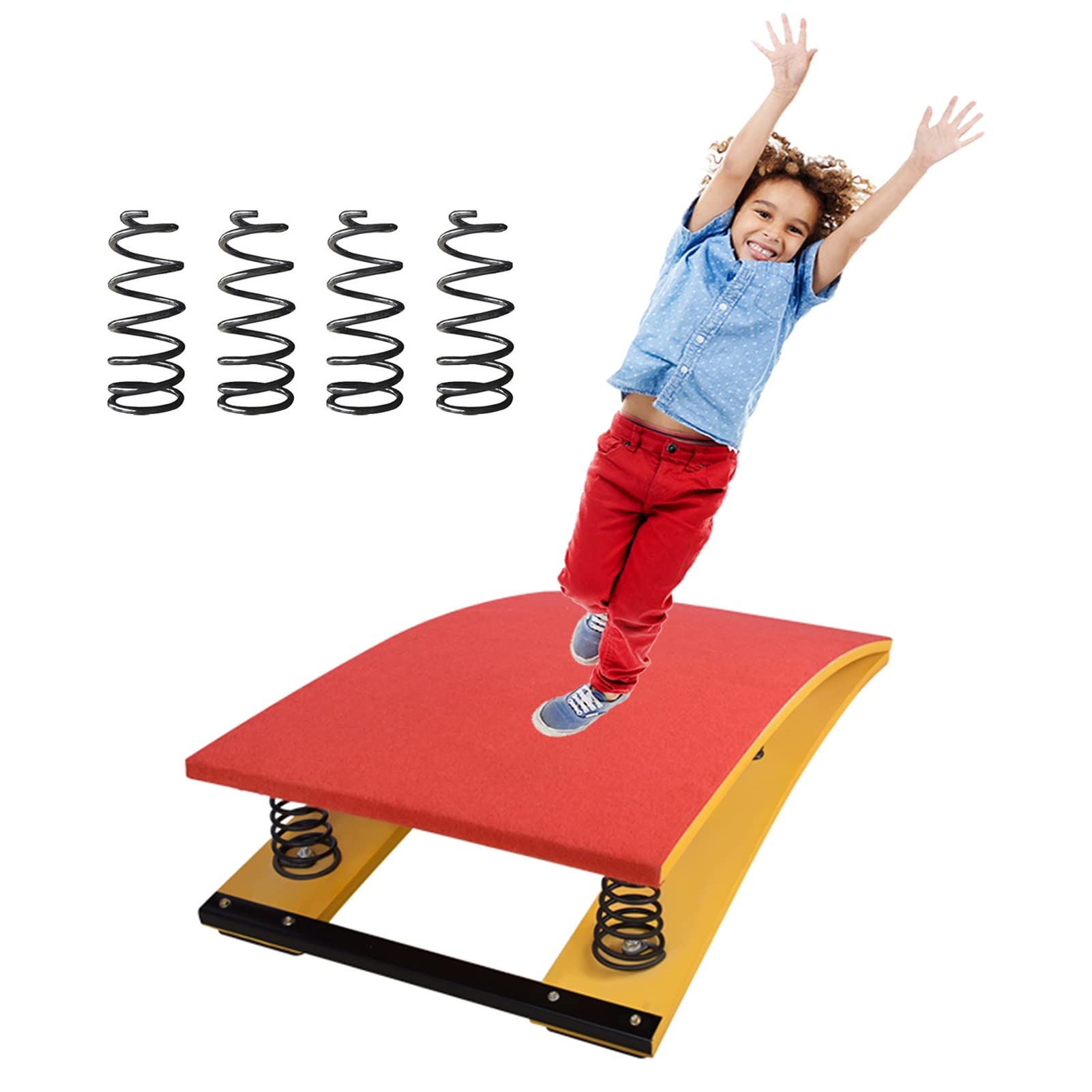 Tremplin de gymnastique pour aider les petits gymnastes à s'entraîner chez soi