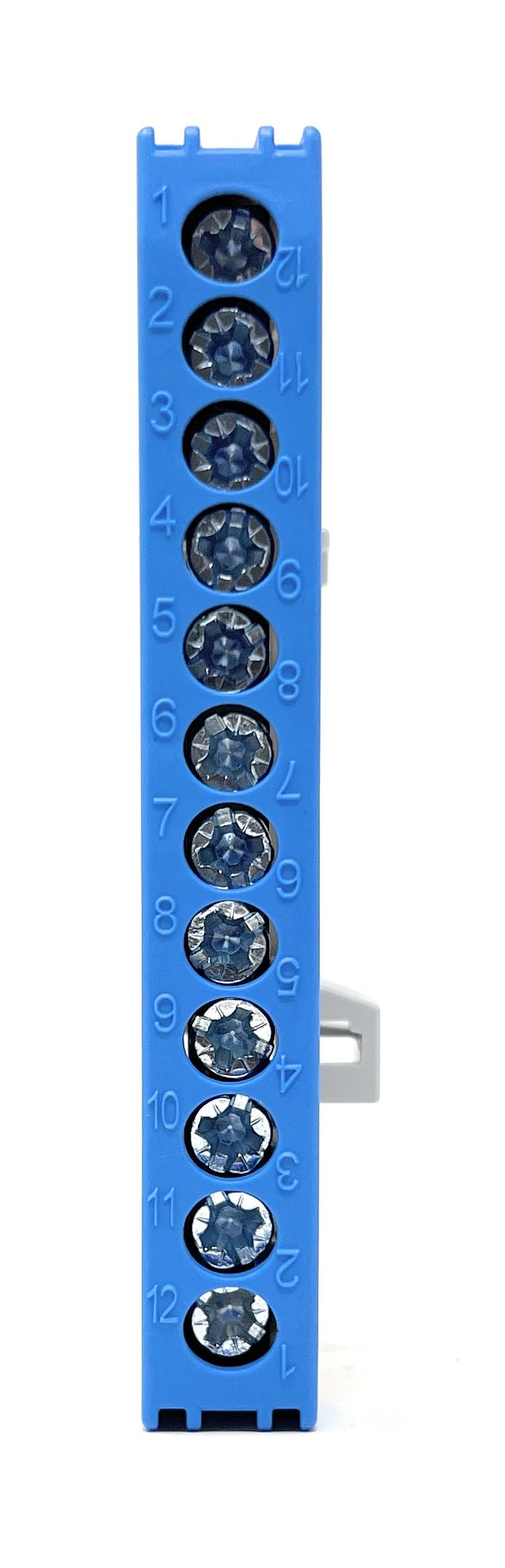 Pollmann 2020269 POLL - Morsetto N12-F2, a prova di dita, colore: Blu