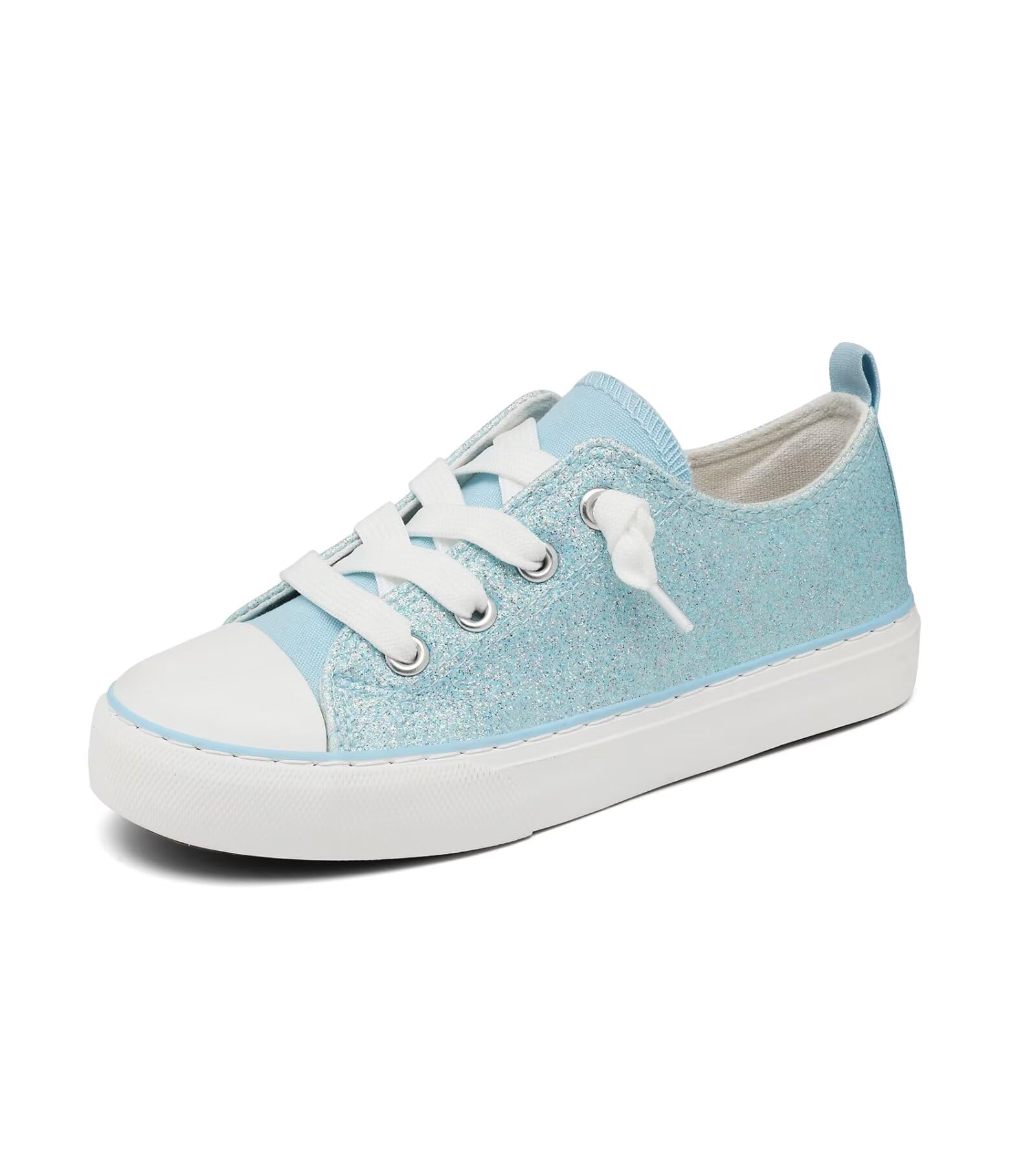 AOVOG Toddler Little Kid Cushioned Canvas Shoes Slip On Sneakers Soft and Durable