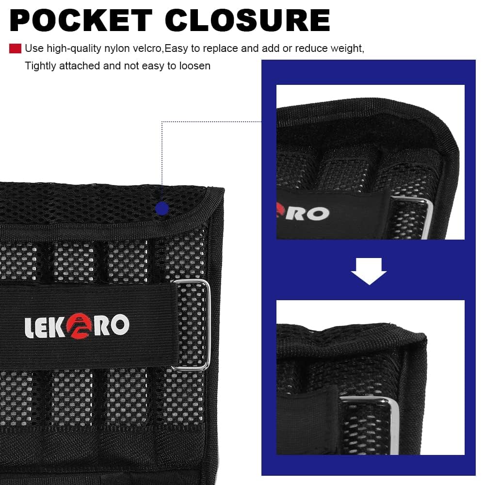 Pesi Per Polso E Caviglia Regolabili - 1 Kg Coppia Per Fitness - Foto 7