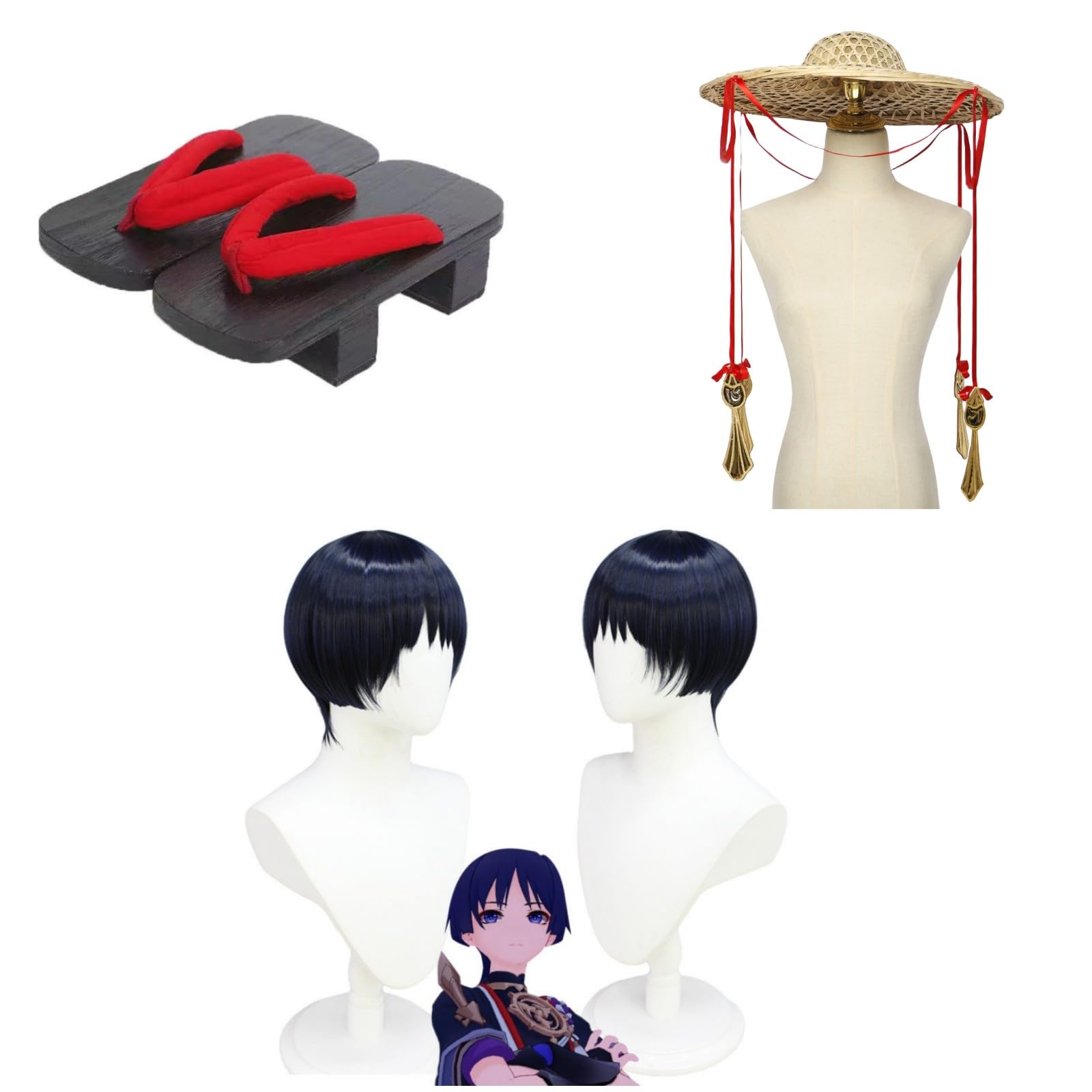 Amazon.co.jp: CHIASA 原神 Genshin 散兵 コスプレ 衣装 五歌仙黒主風