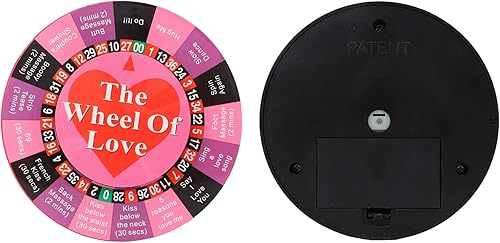 Miniatura 9 de Wheel of Love - Divertido juego sexual de tocadiscos para parejas con 17 maneras de jugar, paquete de regalo portátil de juego de fiesta, juego de
