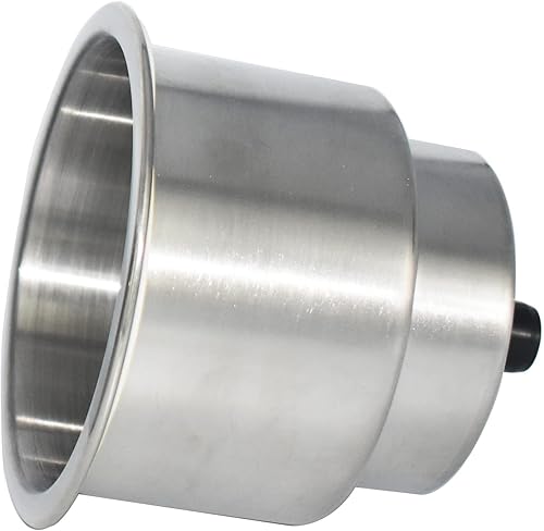 Miniatura 4 de Yuanhe Soporte para bebidas de acero inoxidable con drenaje para barco marino, caravana, 8 unidades